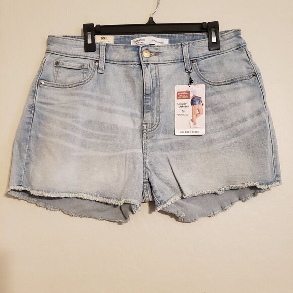 Levi's Strauss High Rise Shorts size 14 W32 NWT - Picture 4 of 9